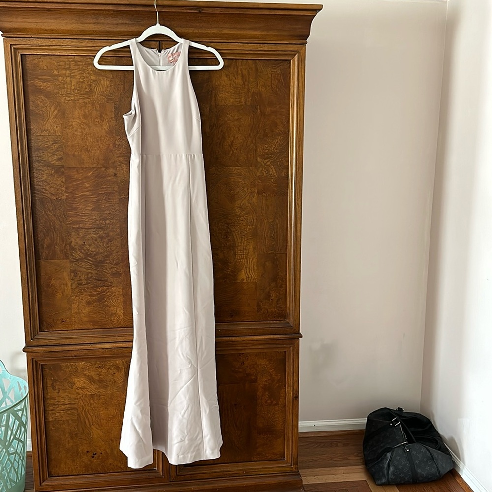 Show Me Your Mumu Chicago High Neck Stretch Crepe Dress